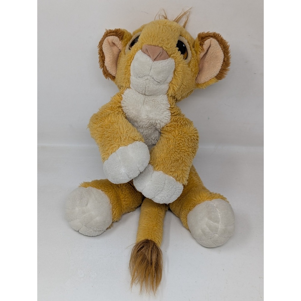 Authentic Mattel Disney Vintage 1993 The Lion King Floppy Young Simba Plush Toy